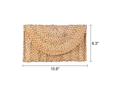 Große Strohtaschen Tasche Aus Grauem Seilnetz Damen Reis Kleine Kette Strand Beste Flechtung