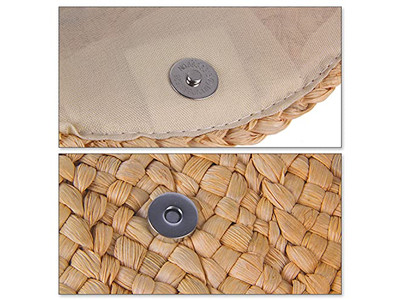 Große Strohtaschen Tasche Aus Grauem Seilnetz Damen Reis Kleine Kette Strand Beste Flechtung