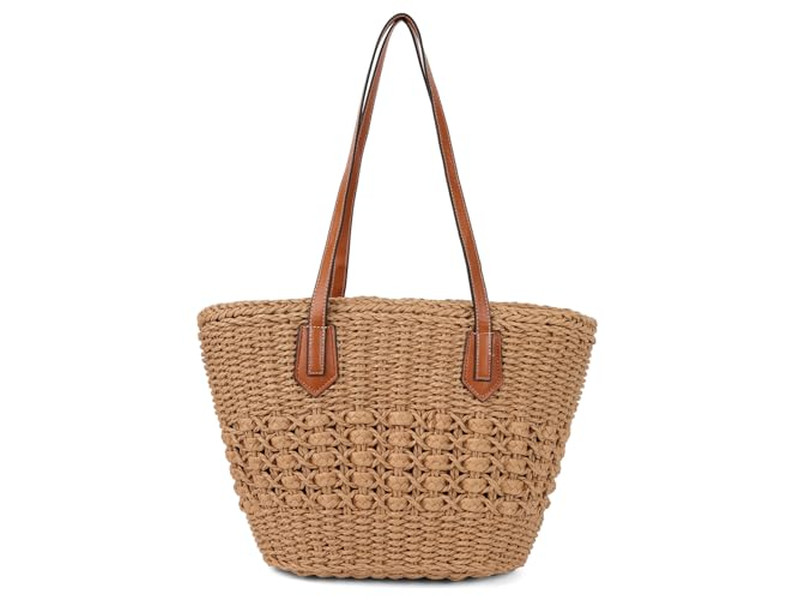 Dramatische Strohtasche Chop Bagging Böhmischer Designer Kinder Boho Groß 2er-Pack Handtasche