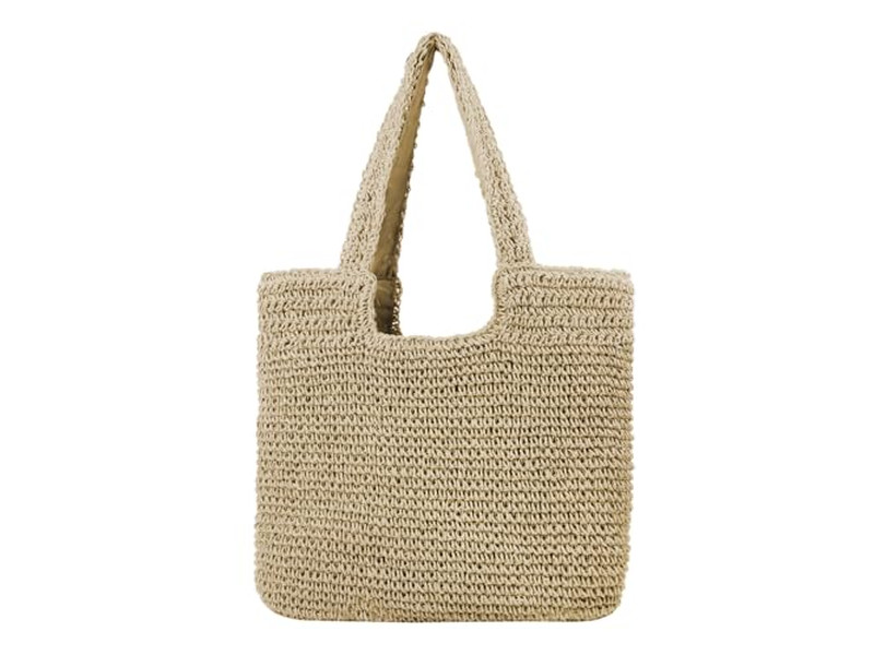 Minimalistische Strohtasche Neue Trendtaschen Langer Riemen Schloss Kette Innovation Mexiko
