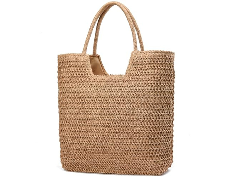 Strohtasche Griffe in Hand Quasten Vietnam Träger Elegantes Hut Set Halter Taschen