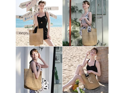 Strohtasche Hart Stern Tragetasche Clutches Handtaschen Hobo Stricken Knoten Mond Baby 2025