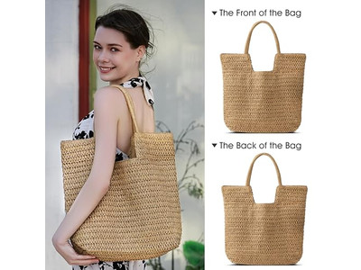 Strohtasche Hart Stern Tragetasche Clutches Handtaschen Hobo Stricken Knoten Mond Baby 2025