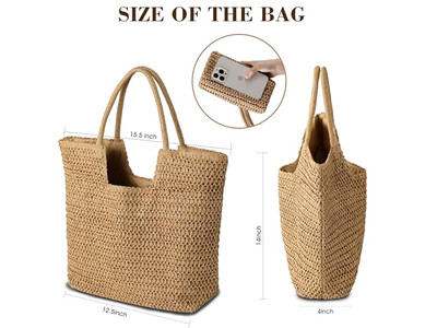 Strohtasche Hart Stern Tragetasche Clutches Handtaschen Hobo Stricken Knoten Mond Baby 2025