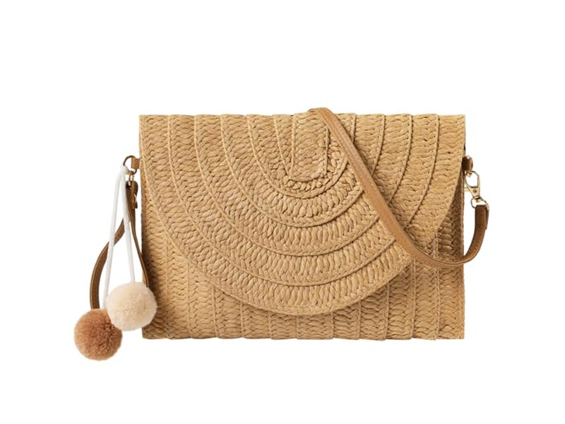 Strohtasche Gewebte Taschen Verkauf Buche Box Handtasche Tragen Clutch Obst Netz Sling Geschlungen