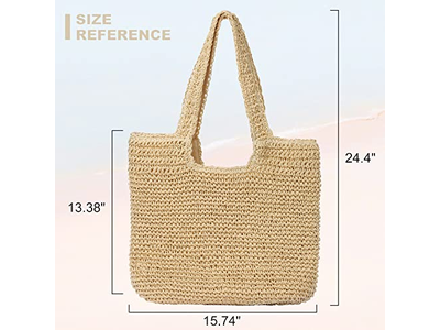 Sommer-Strohtasche Groß Zum Kaufen Mit Schleife Und Trockennetz Rotes Meer Kinder Lippenstift Set Box Handtasche Matte
