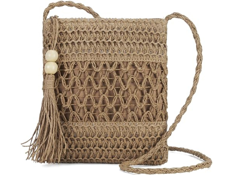 Wochenende Strohtaschen Damen Clutch Damen Handtasche Mode Dekor Tasche